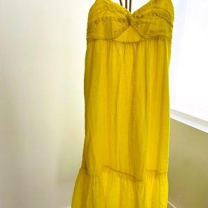 Banana Republic Front Knot Midi Dress